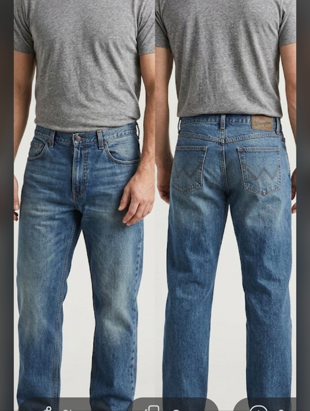 Relaxed fit Denim jeans men's 34/34 Field N Forest